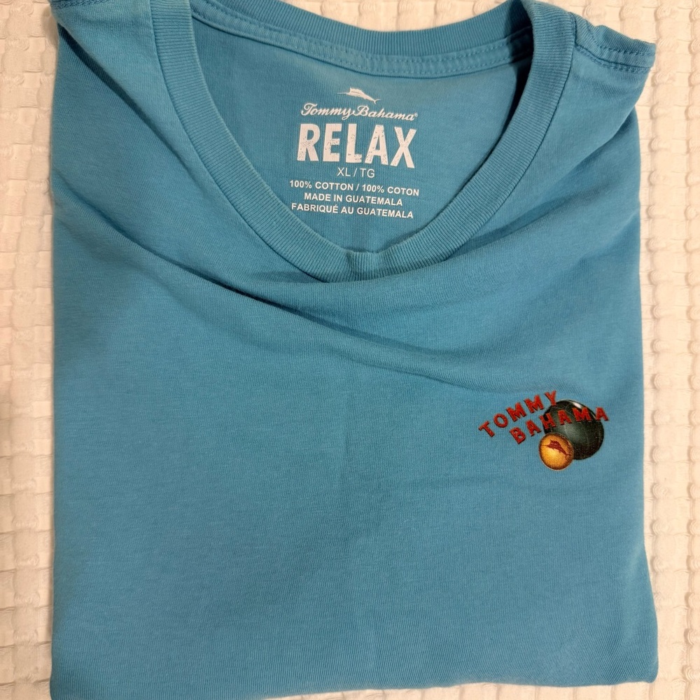 Tommy Bahama 2 Tee, 1 Polo, 1 silk button down bundle, XL